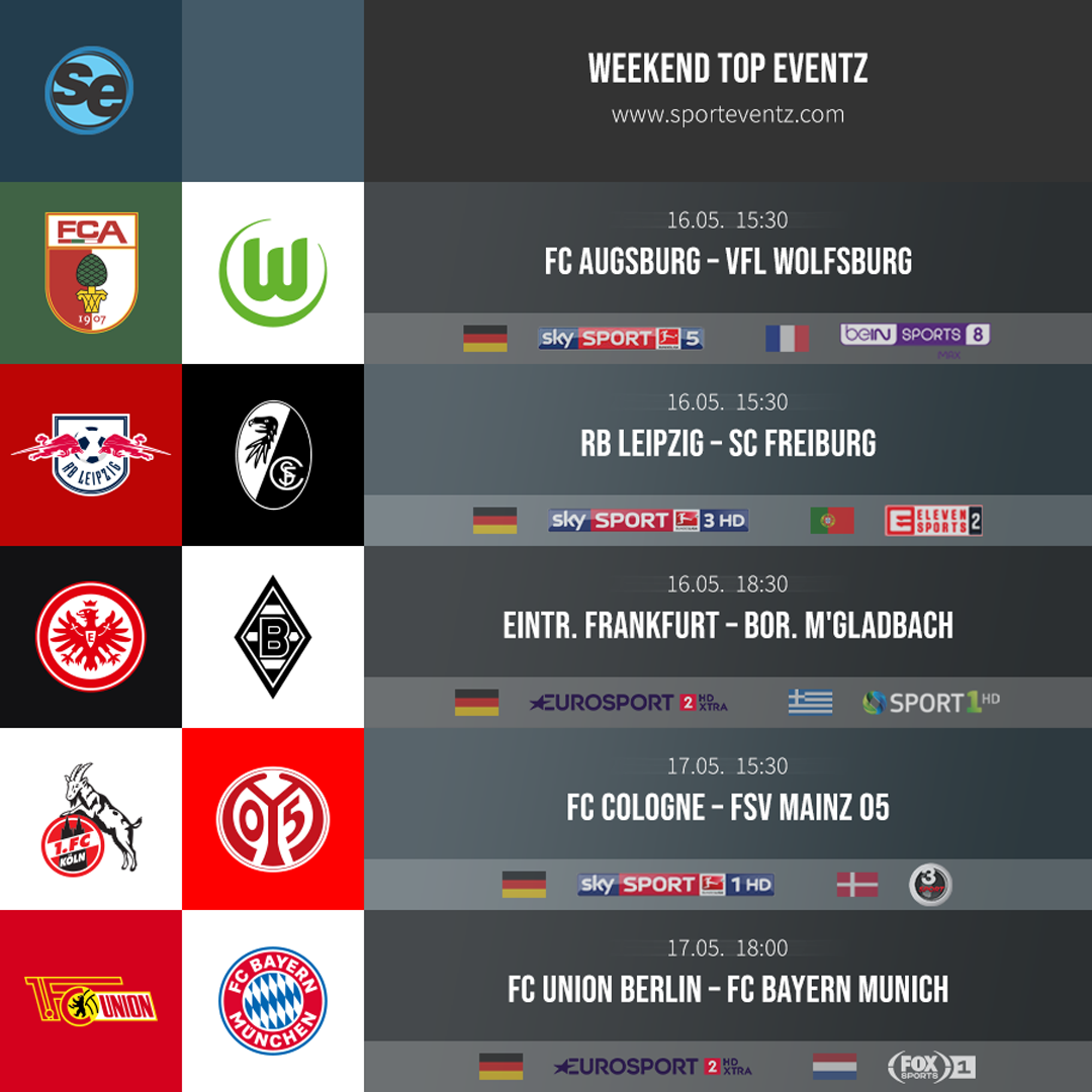 Bundesliga is back And we know where you can watch it SPORTEVENTZ